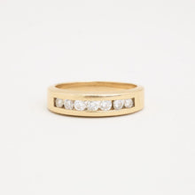 Ring with diamond (0.75 ct) in 14K Gold size 8¾ | Real Genuine Gold