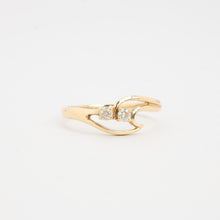 Ring with and Zirconia in 8K Gold size 6¾ | Solid Gold | Quality