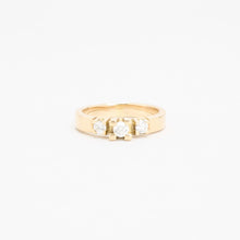 Ring with diamond (0.43 ct) in 14K Gold size 6¾ | Real Genuine Gold