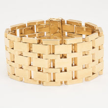 Block Bracelet in 14K Gold, 7.09 inches | Real Genuine Gold | Quality