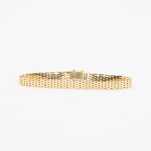 Brick Bracelet in 14K Gold, 7.68 inches | Solid Gold | Quality Fine