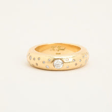 Ring with diamond (0.58 ct) in 14K Gold size 6 | Real Genuine Gold