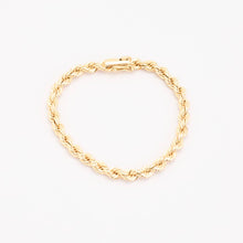Rope Bracelet in 14K Gold, 7.28 inches | Solid Gold | Fine Jewelry