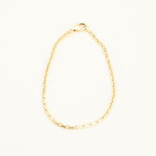 Elegant 14K Solid Gold Anchor Chain Bracelet, Nautical Style, Durable, 7.28 inches