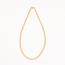 Elegant Bismarck Chain Necklace, Solid 8K Gold, 16.54 Inches, Timeless Gold Jewelry, Classic Design