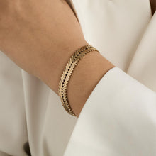 Geneva Bracelet in 14K Gold, 7.28 inches | Real Genuine Gold