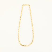 BNH Byzantine chain Necklace in 14K Gold, 22.64 inches | Vintage Solid