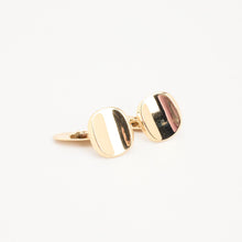Lund Copenhagen Cufflinks in 14K Gold, 0.67 inches | Vintage Solid