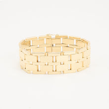 Block Bracelet in 14K Gold, 7.87 inches | Solid Gold | Quality Fine