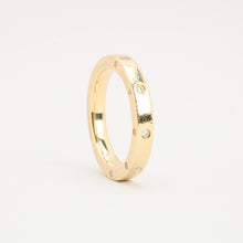 Ring with diamond (0.12 ct) in 14K Gold size 6½ | Real Genuine Gold