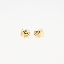 Earrings in 8K Gold, 0.39 inches | Real Genuine Gold | Minimalistic