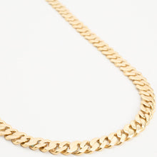 Curb Necklace in 14K Gold, 16.93 inches | Vintage Solid Gold