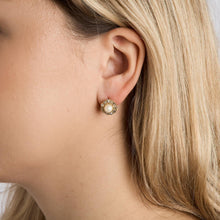 Ohrringe mit Diamant (1,39 ct) in 14K Gold, 1,3 cm | Echt