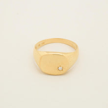 Ring with and Zirconia in 14K Gold size 10½ | Solid Gold | Premium