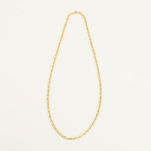 Figaro Necklace in 14K Gold, 21.85 inches | Vintage Solid Gold | Fine