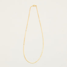 Snake chain Necklace in 18K Gold, 16.14 inches | Real Genuine Gold
