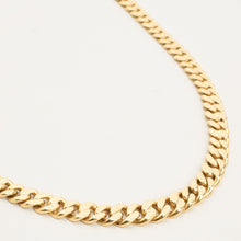 Curb Necklace in 14K Gold, 16.54 inches | Real Genuine Gold | Quality