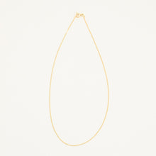 Curb Necklace in 8K Gold, 15.55 inches | Vintage Solid Gold | Quality