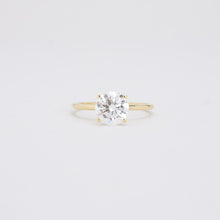 Ring with diamond (2.06 ct) in 14K Gold size 8 | Real Genuine Gold