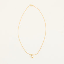 Venezia Necklace with diamond (0.1 ct) in 14K Gold, 16.73 inches