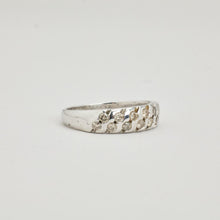 Ring with diamond (0.51 ct) in 14K White gold size 6½ | Solid Gold