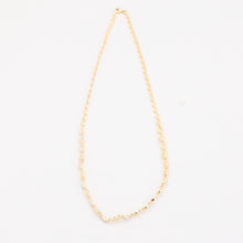 Necklace with and Zirconia in 14K Gold, 17.72 inches | Real Genuine