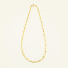 Byzantine chain Necklace in 14K Gold, 18.31 inches | Real Genuine