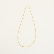 Schlangenkette Halskette aus 18 Karat Gold, 20,47 Zoll | Vintage Massivgold