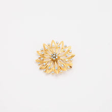 Brooch in 18K Gold, 1.57 inches | Vintage Solid Gold | Minimalistic