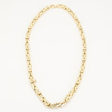Byzantine chain Necklace in 14K Gold, 28.74 inches | Real Genuine