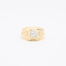 Ring with diamond (0.24 ct) in 14K Gold size 6½ | Solid Gold