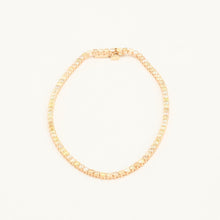 Bracelet with diamond (2.89 ct) in 18K Rose gold, 8.27 inches | Real