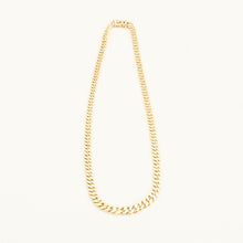 Curb Necklace in 14K Gold, 17.13 inches | Vintage Solid Gold