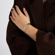 Brick Bracelet in 14K Gold, 7.28 inches | Solid Gold | Quality Fine