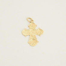 Anhänger aus 14 Karat Gold, 2,5 cm | Vintage Massivgold | Minimalistisch