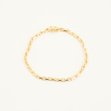 Anchor chain Bracelet in 14K Gold, 8.27 inches | Real Genuine Gold