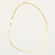 Snake chain Necklace in 14K Gold, 17.91 inches | Vintage Solid Gold