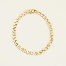 Bismarck Bracelet in 14K Gold, 7.56 inches | Vintage Solid Gold