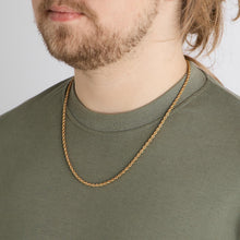 Rope Necklace in 14K Gold, 23.03 inches | Vintage Solid Gold | Fine