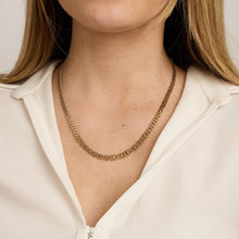 Curb Necklace in 14K Gold, 18.11 inches | Vintage Solid Gold