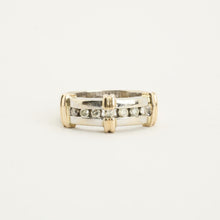 Ring with diamond (0.18 ct) in 14K Gold size 6¾ | Solid Gold | Fine