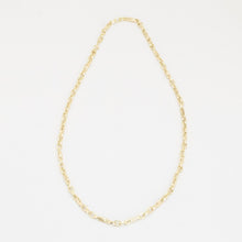 Anchor chain Necklace in 14K Gold, 22.83 inches | Vintage Solid Gold