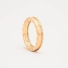 Bvlgari Vintage Inspired Ring, 18K Rose Gold, Size 10½, Luxurious Solid Gold, Iconic Brand Hallmark, Collector's Piece