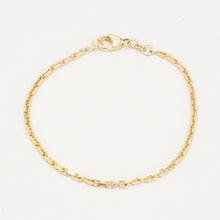 BNH Anchor chain Bracelet in 14K Gold, 6.89 inches | Solid Gold