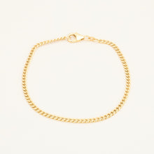 BNH Curb Bracelet in 14K Gold, 7.48 inches | Real Genuine Gold