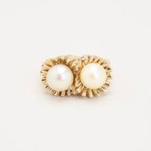 Ring with and pearl in 8K Gold size 7¼ | Solid Gold | Quality Fine