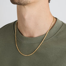 Byzantine chain Necklace in 14K Gold, 19.88 inches | Real Genuine