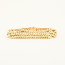 Geneva Bracelet in 14K Gold, 7.28 inches | Solid Gold | Quality Fine