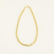 Byzantinische Kette Halskette aus 14 Karat Gold, 18,5 Zoll | Vintage Massiv