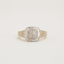 Ring with diamond (0.28 ct) in 14K Gold size 6¾ | Real Genuine Gold